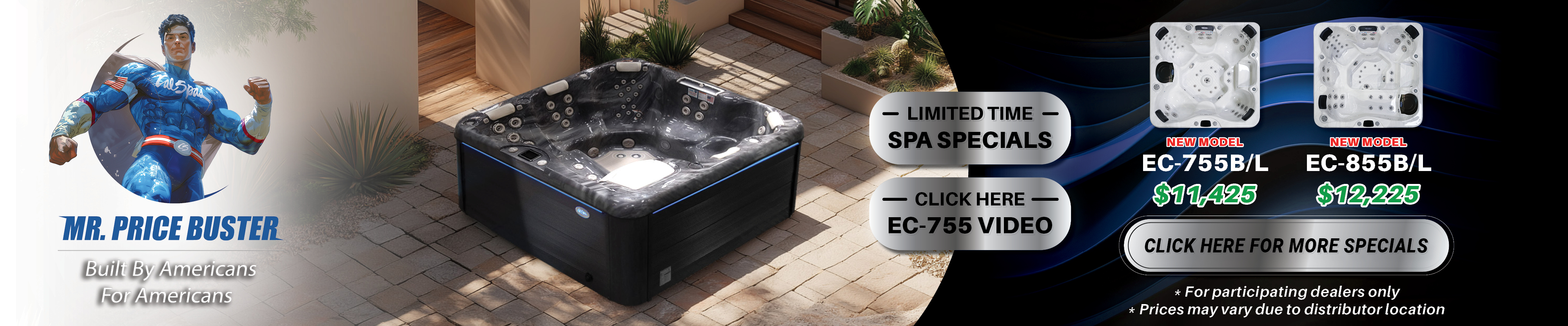 Calspas hot tub being used in a family setting - Bloomington